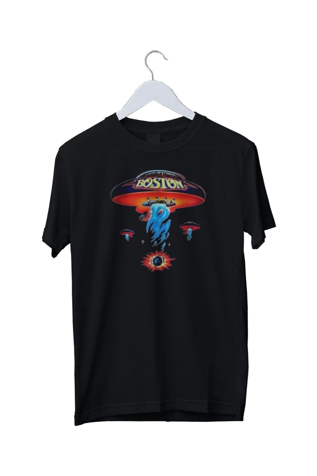 Boston Band Spaceship Rock Band Graphic Print Mens S M L XL 2 3 4 XL Unisex