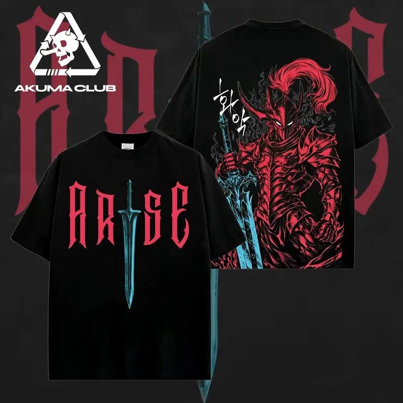 Shadow Knight Commander Anime Graphic Dark Anime Streetwear Unisex