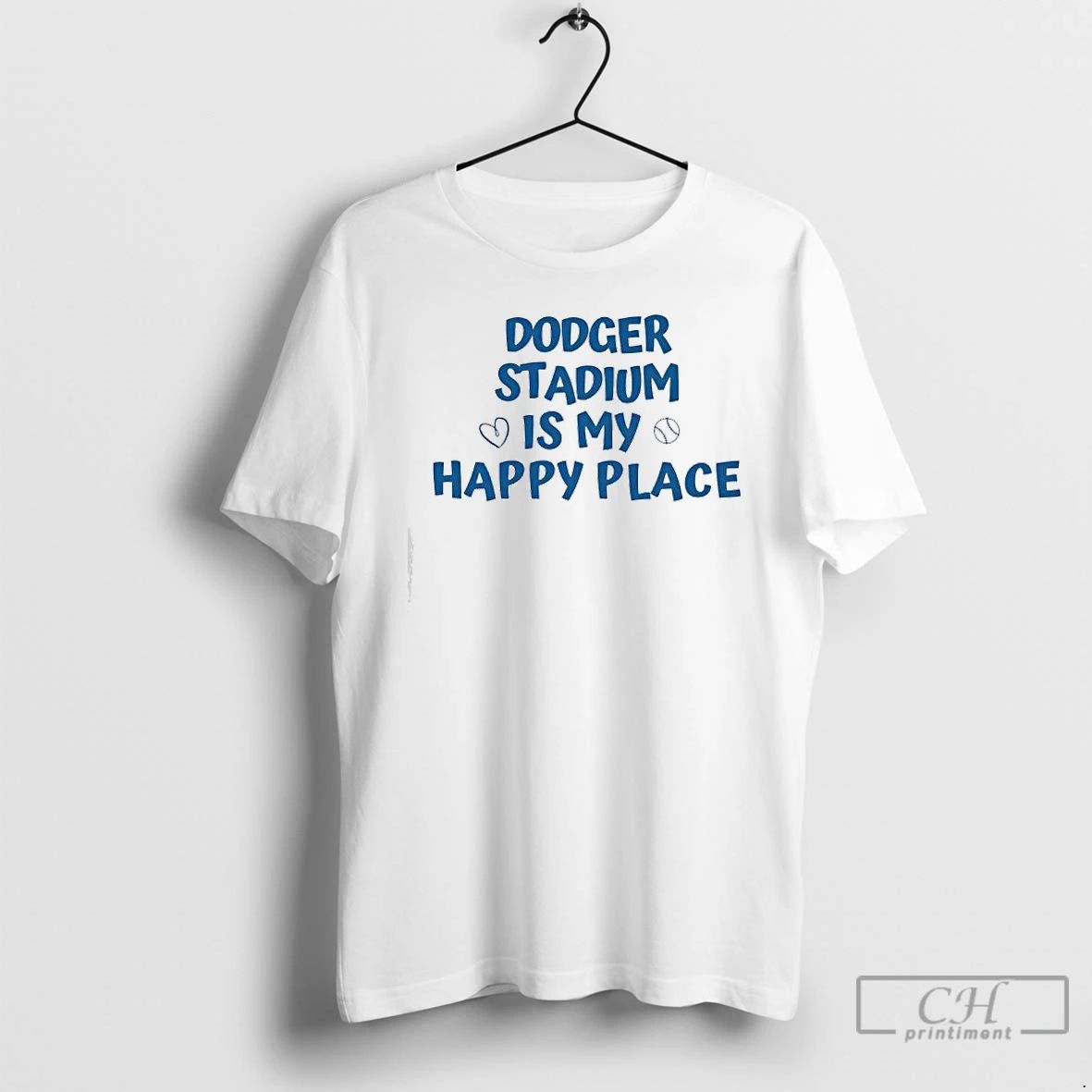 Premium Dodger Stadium Is My Happy Place T Shirts Unisex