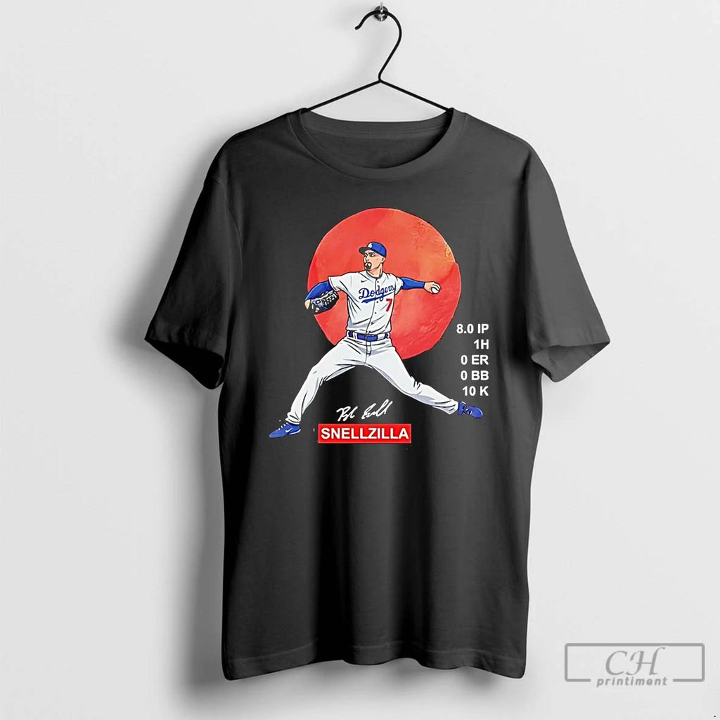 Classic Blake Snell Snellzilla La Dodgers T Shirts Unisex