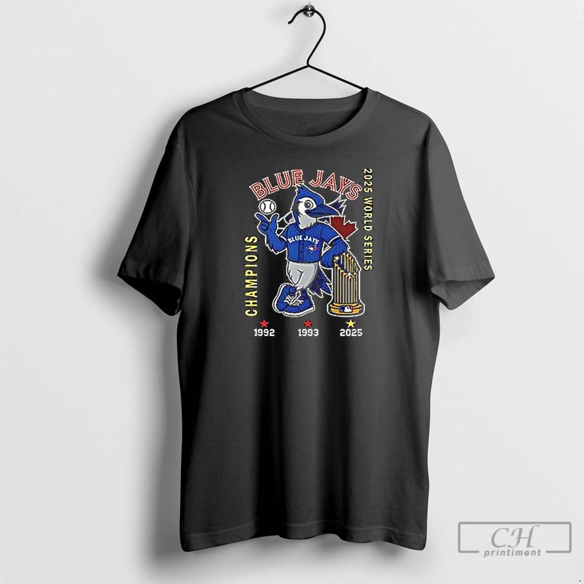 Premium Toronto Blue Jays Baseball World Series Champions 1992 1993 2025 T Shirts Unisex