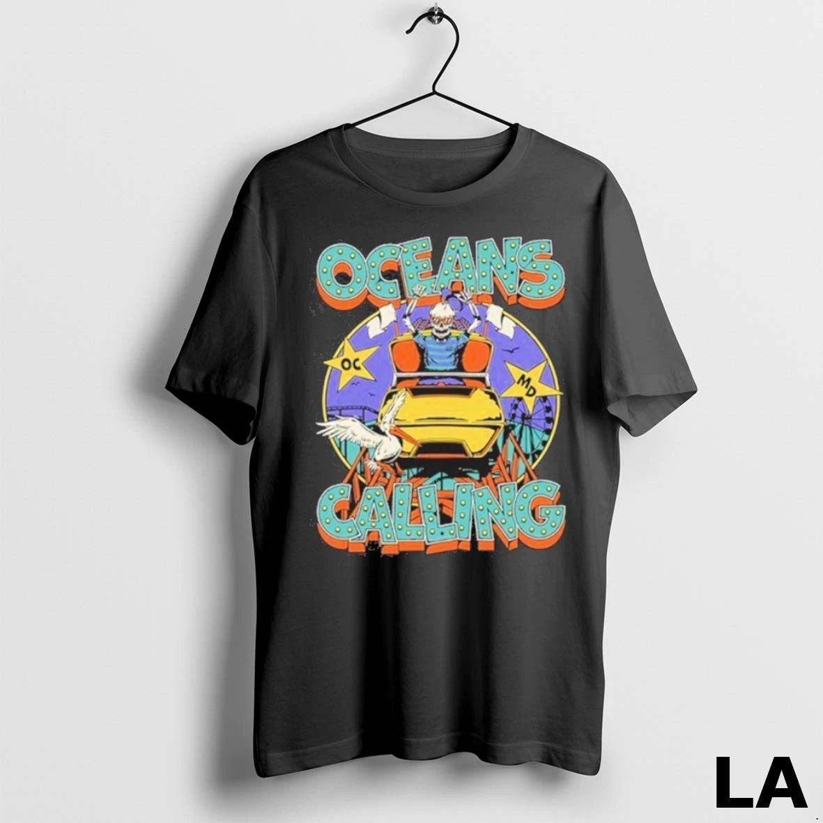 Original Oceans Calling Festival Rollercoaster Lineup 2025 Unisex