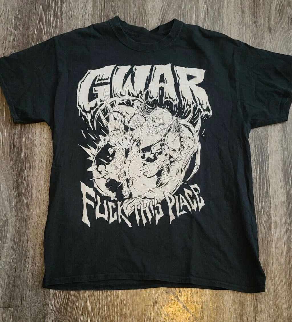 Vintage Gwar Tee Shirt band member Black Shirt Gift for fans ND291 Unisex