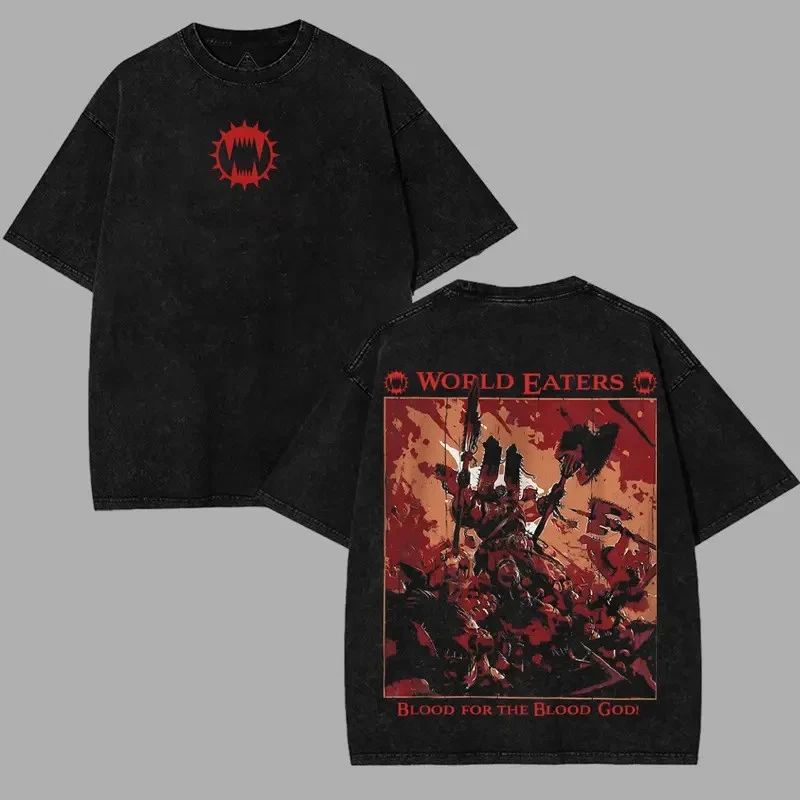 World Eaters Khorne Vintage Double Sided Tabletop Game Tribute Unisex