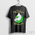 Premium Im A Christmas Unicorn Wreath Unisex