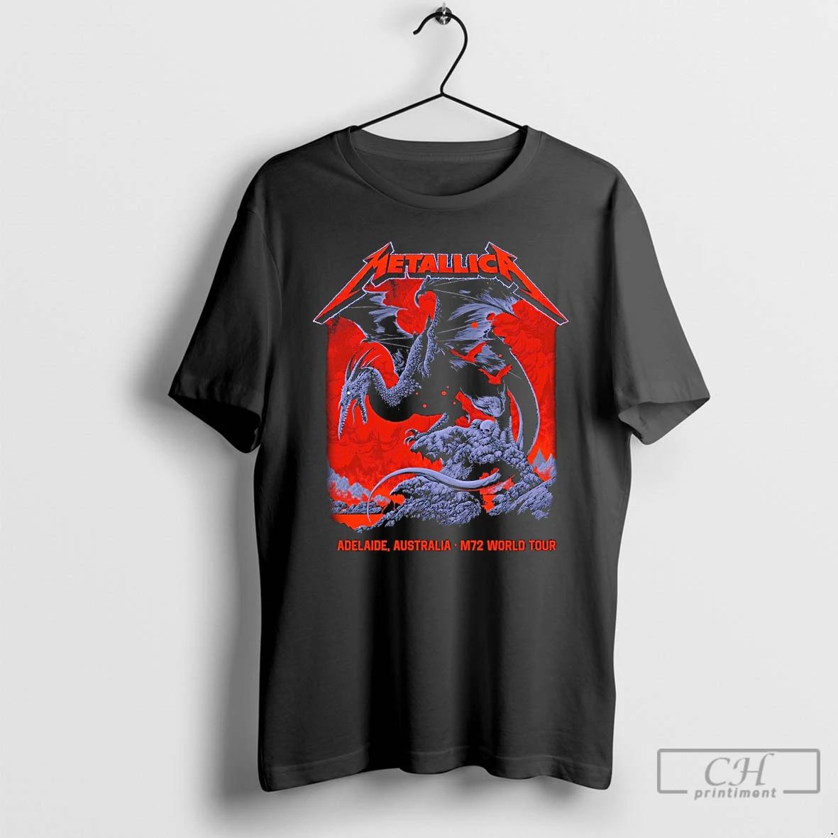 Premium Metallica M72 Adelaide Australia November 5 2025 Tour T Shirts Unisex