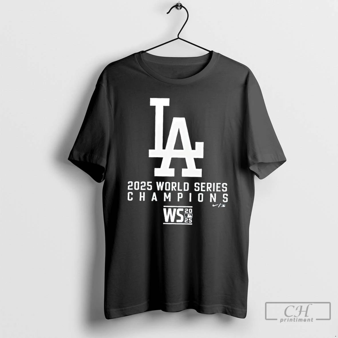 Classic 2025 9x World Series Champions Los Angeles Dodgers 2 Sided T Shirts Unisex