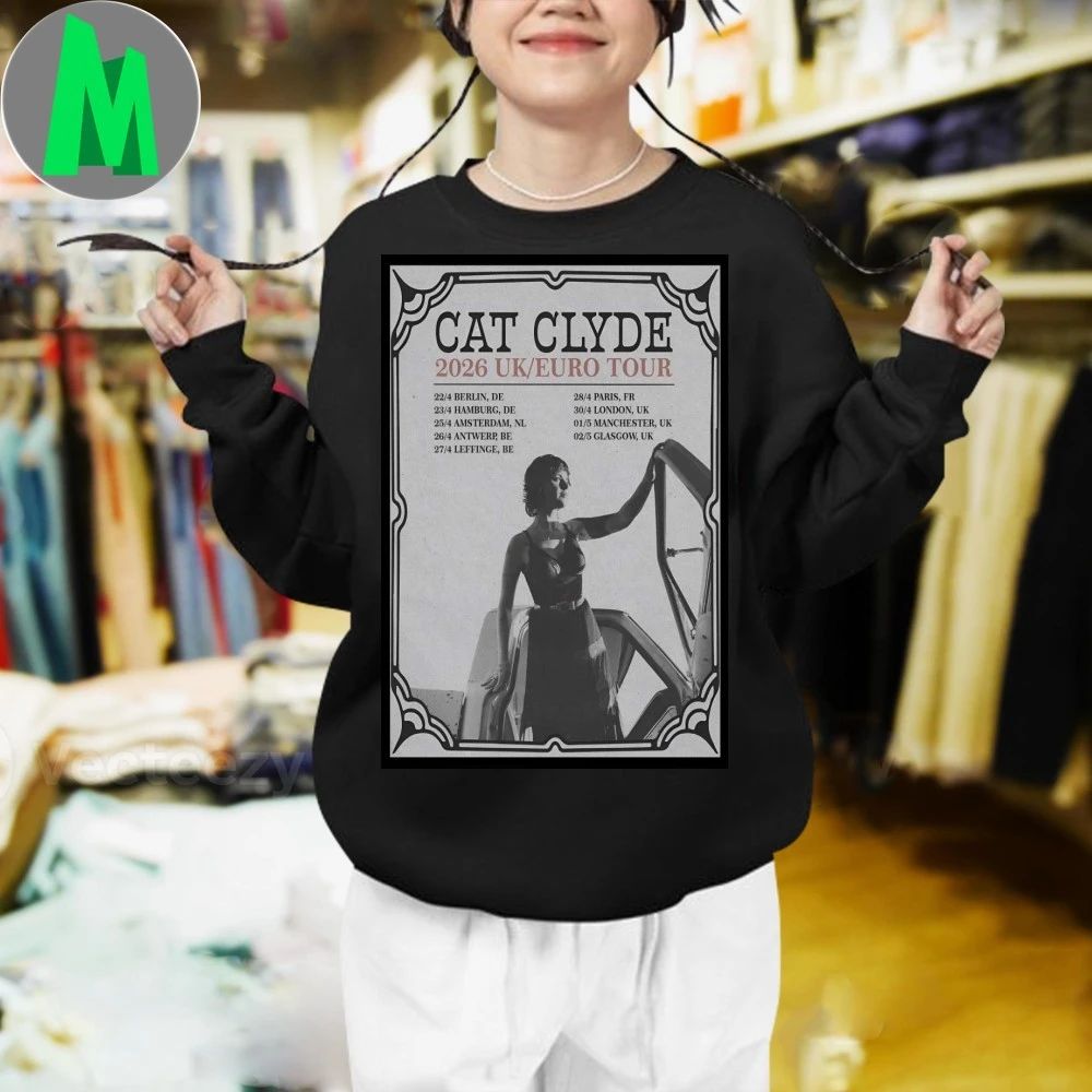 Cat Clyde Poster UK-EU Tour 2026 Shirt Unisex