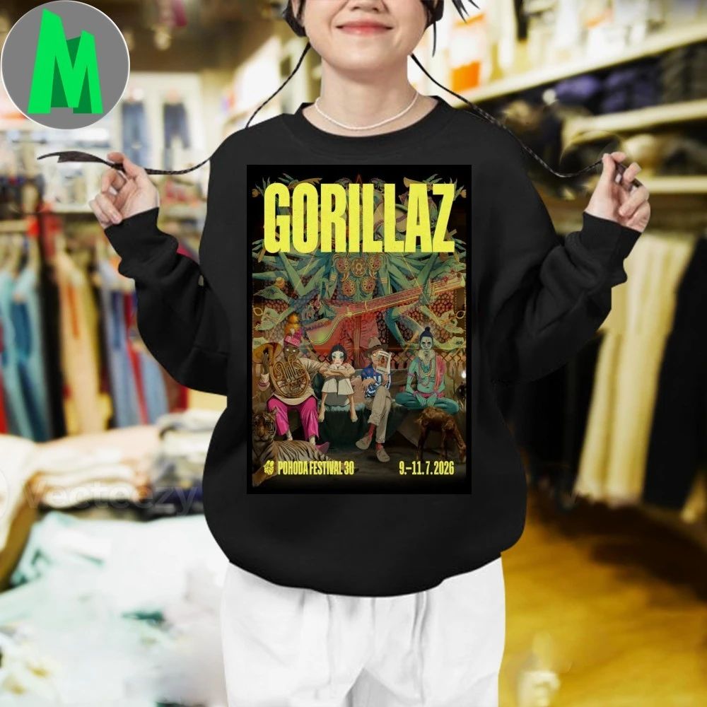 Gorillaz Trenčín Slovakia July 9-11 2026 Poster Shirt Unisex
