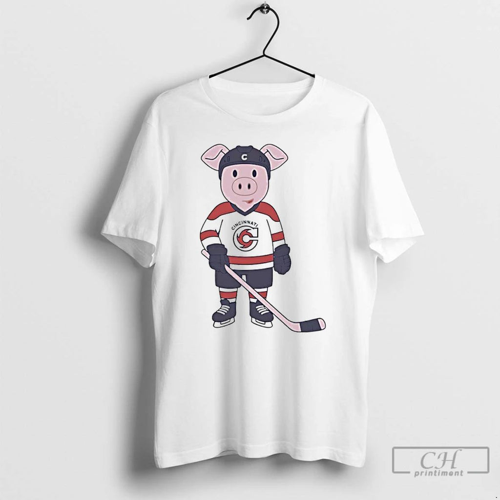 Premium Mom Dad Choppy Puck Chop Kids Mascot T Shirts Unisex