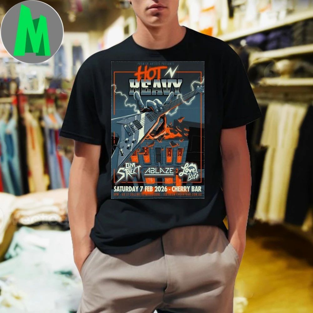Original Hot N’ Heavy Event Melbourne On Feb 7 2026 Poster Shirt Unisex