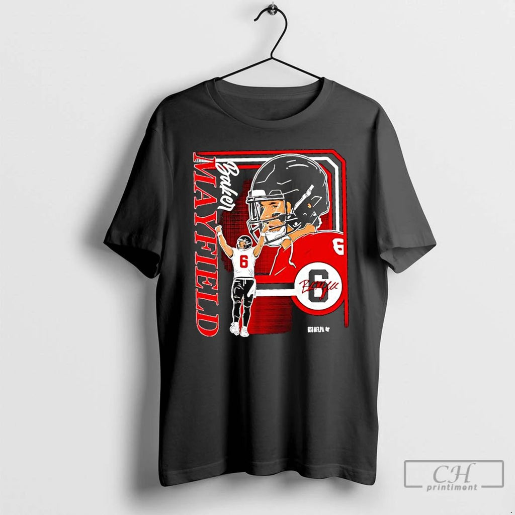 Classic Baker Mayfield Tampa Bay Retro Baller Collage Frame Signature T Shirts Unisex