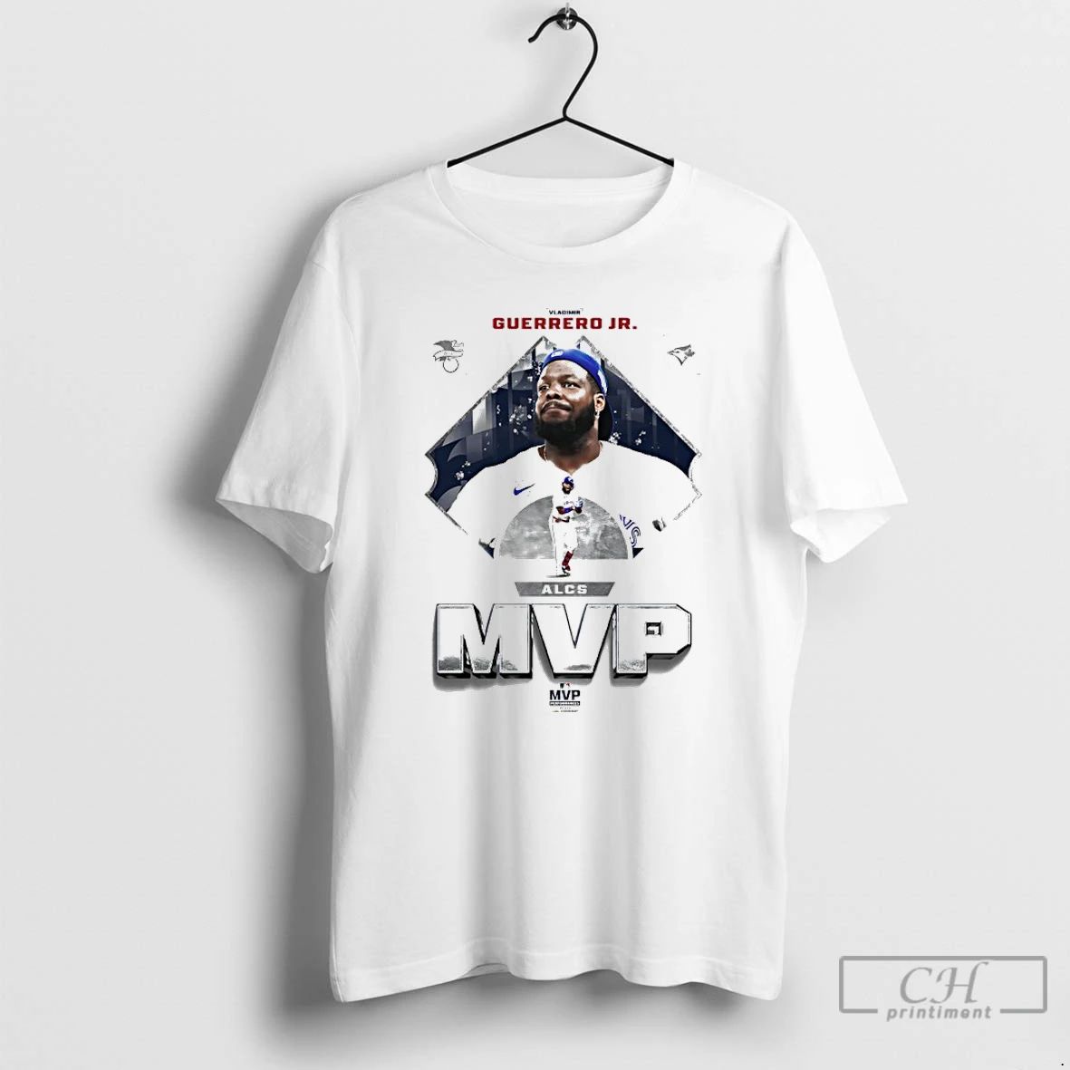 Classic Blue Jays Vladimir Guerrero Jr During His Mvp Alcs Series T Shirts Unisex