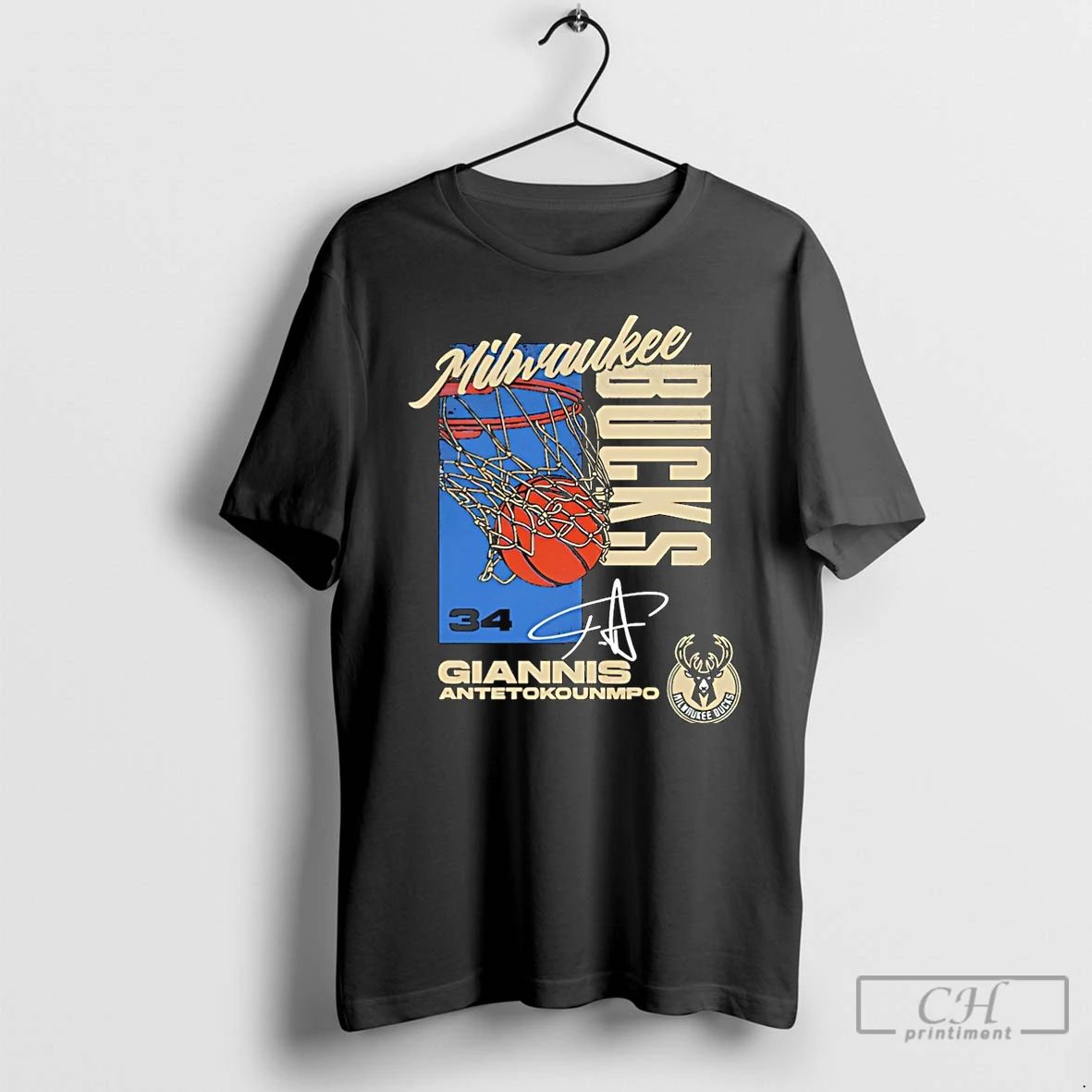 Premium Giannis Antetokounmpo Milwaukee Bucks All Net Signature Christmas T Shirts Unisex