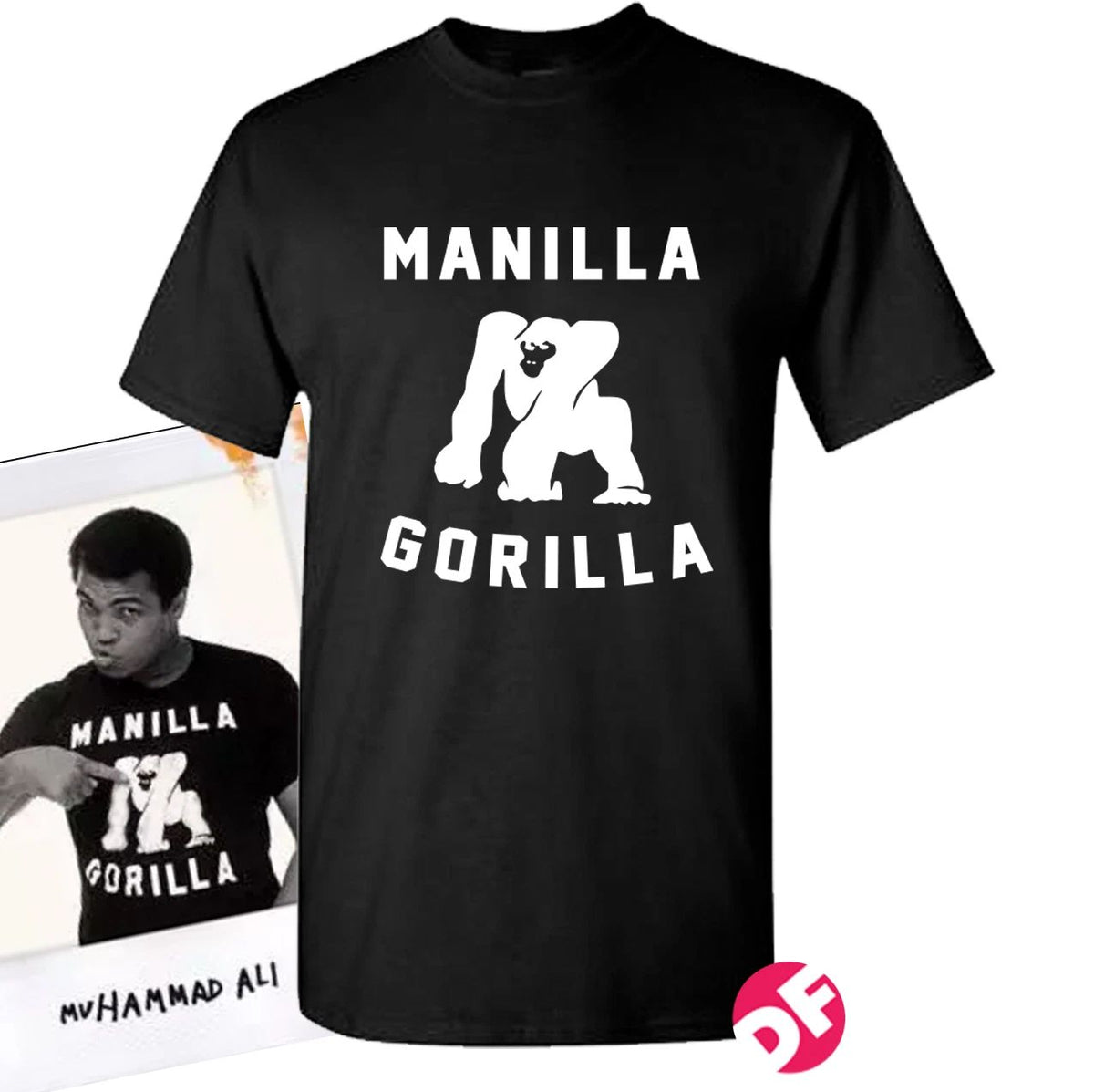 Muhammad Ali Manilla Gorilla rare ALI Retro Men+Kids Tshirt NEW Unisex