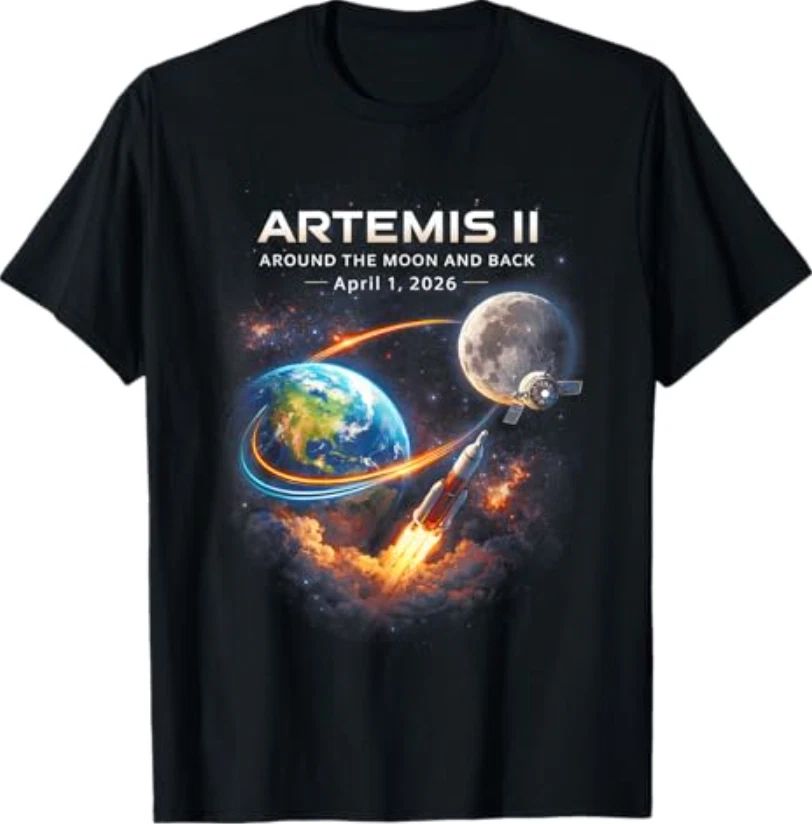 Artemis II Rocket Space Launch Back to The Moon Mission 2026 Unisex