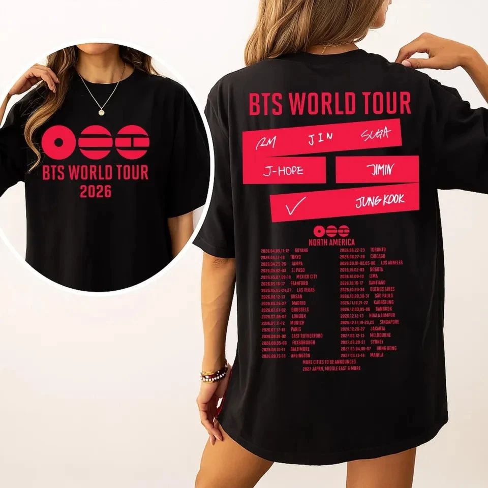 BTS World Tour 2026-2027 We Are Back Unisex