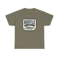 Hustle in Silence Tee | Motivational Badge Graphic Unisex
