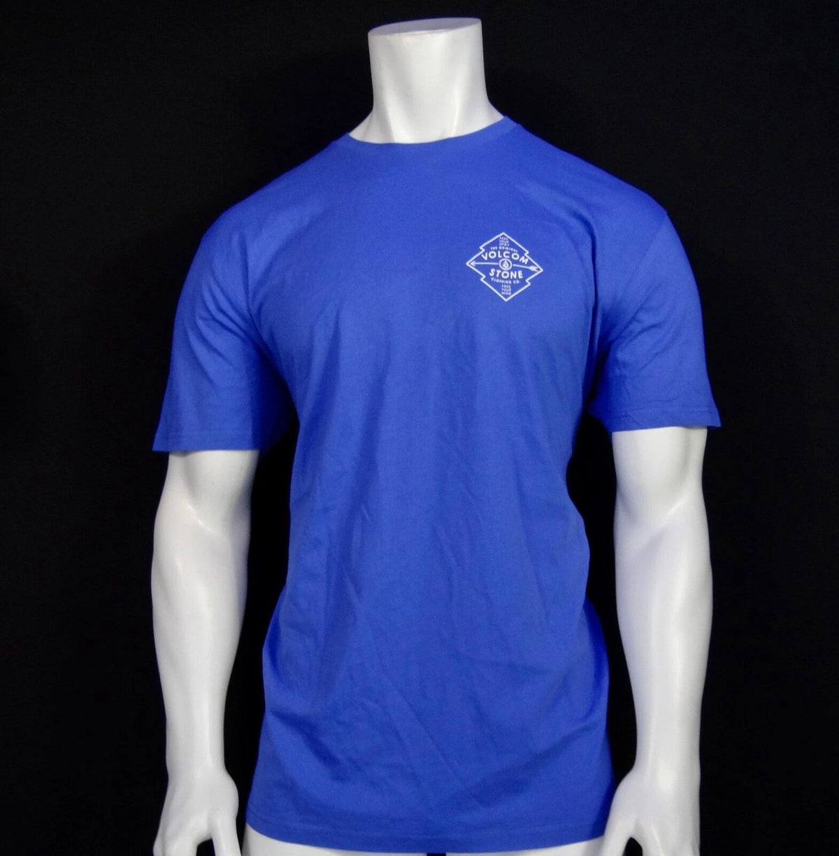 New Volcom Surfing Crew Chest Logo Classic Mens Size LARGE T Shirt RVLC-3 Unisex