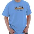 Life Is Crap Car Off Roading Mud Funny Gift Mens Casual Crewneck T Shirts Tees Unisex