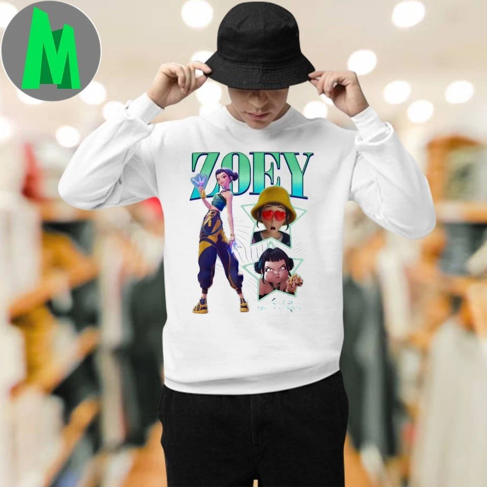 Zoey Showcase Retro Neon Poster Shirt Unisex