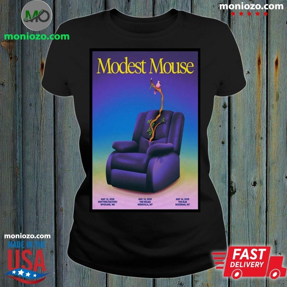 Original Modest Mouse May 12 2026 Spokane WA Poster Shirt Unisex