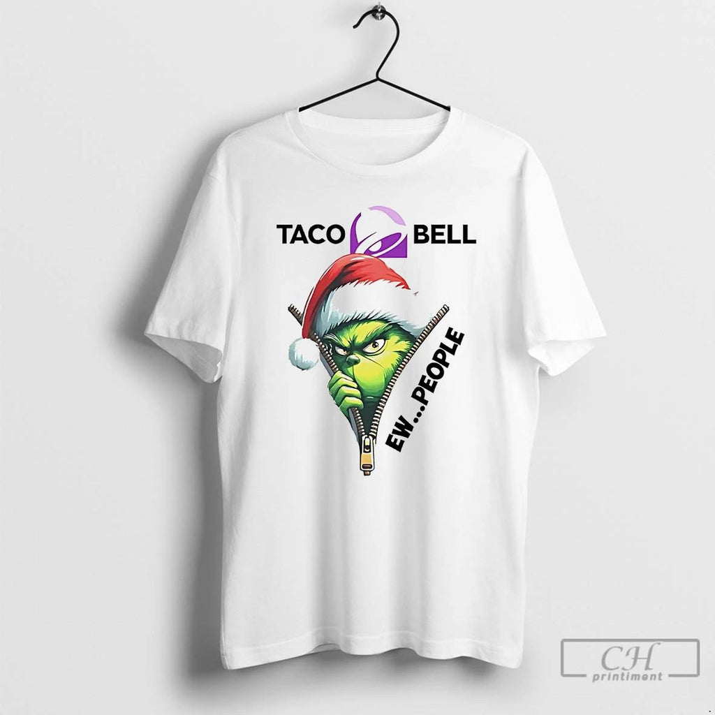 Classic Grinch Taco Bell Ew People Christmas T Shirts Unisex