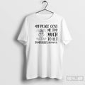 Classic Bunny My Peace Cost Me Too Much To Let Dumbasses Refund It T Shirts Unisex