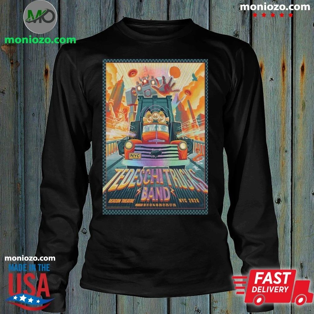 Tedeschi Trucks Band Mar 10-28 2026 Poster Beacon Theatre Shirt Unisex
