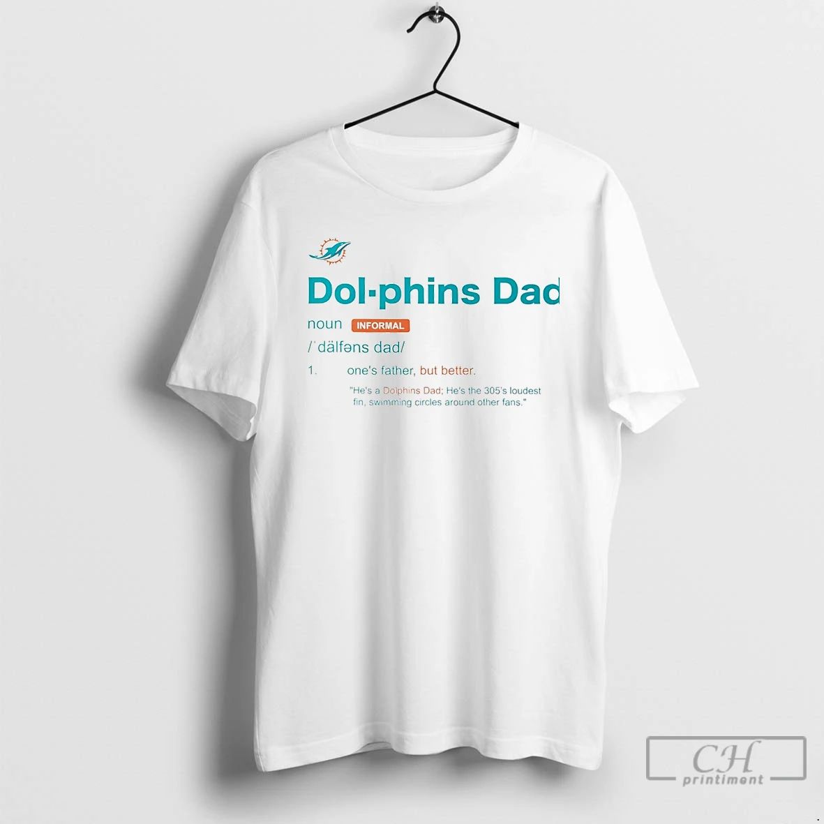 Classic Miami Dolphins Dad Definition Meaning T Shirts Unisex