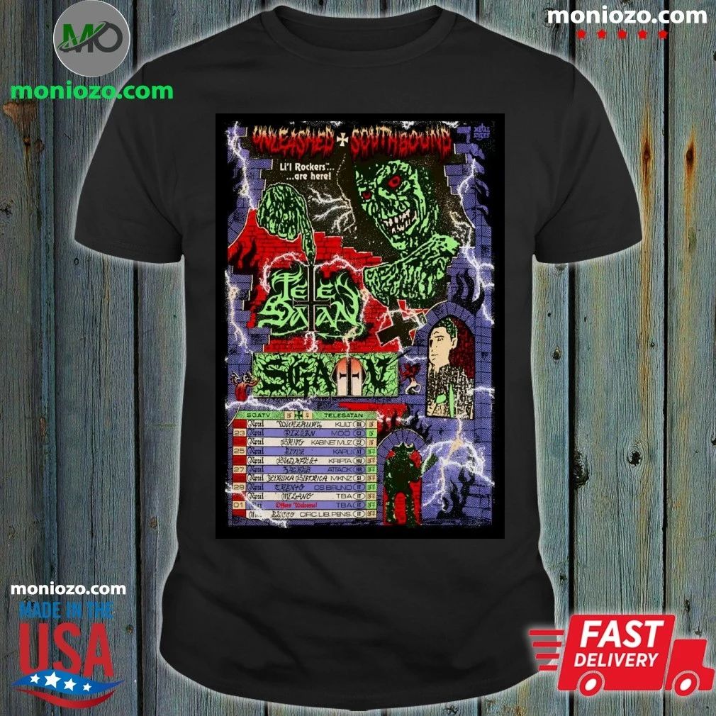 Original Unleashed And Southbound! Europe 2026 Tour Poster Shirt Unisex