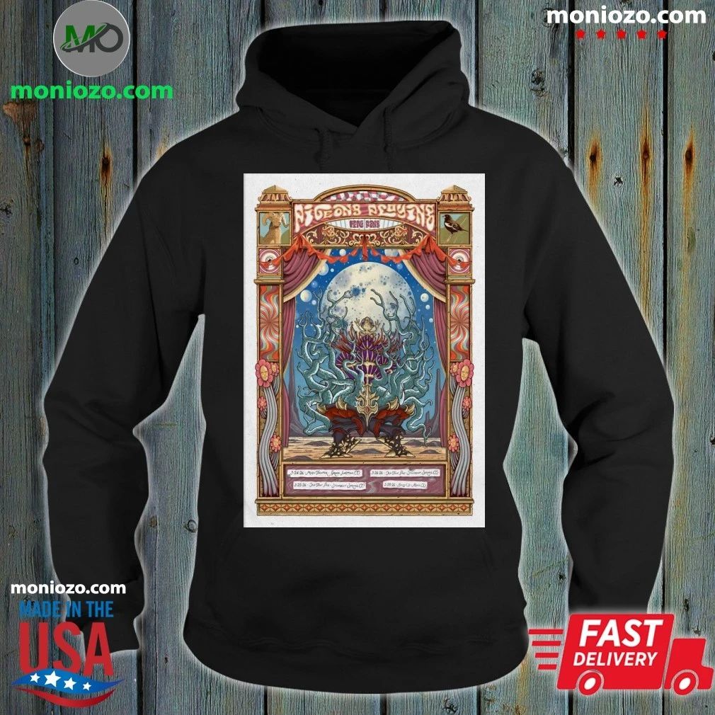 Pigeons Playing Ping Pong Steamboat Spring CO Mar 25-26 2026 Poster Shirt Unisex