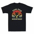 Black Retro Lover Gift Pew Cotton Men's Madafakas Funny Cat Cat Top Pew Unisex