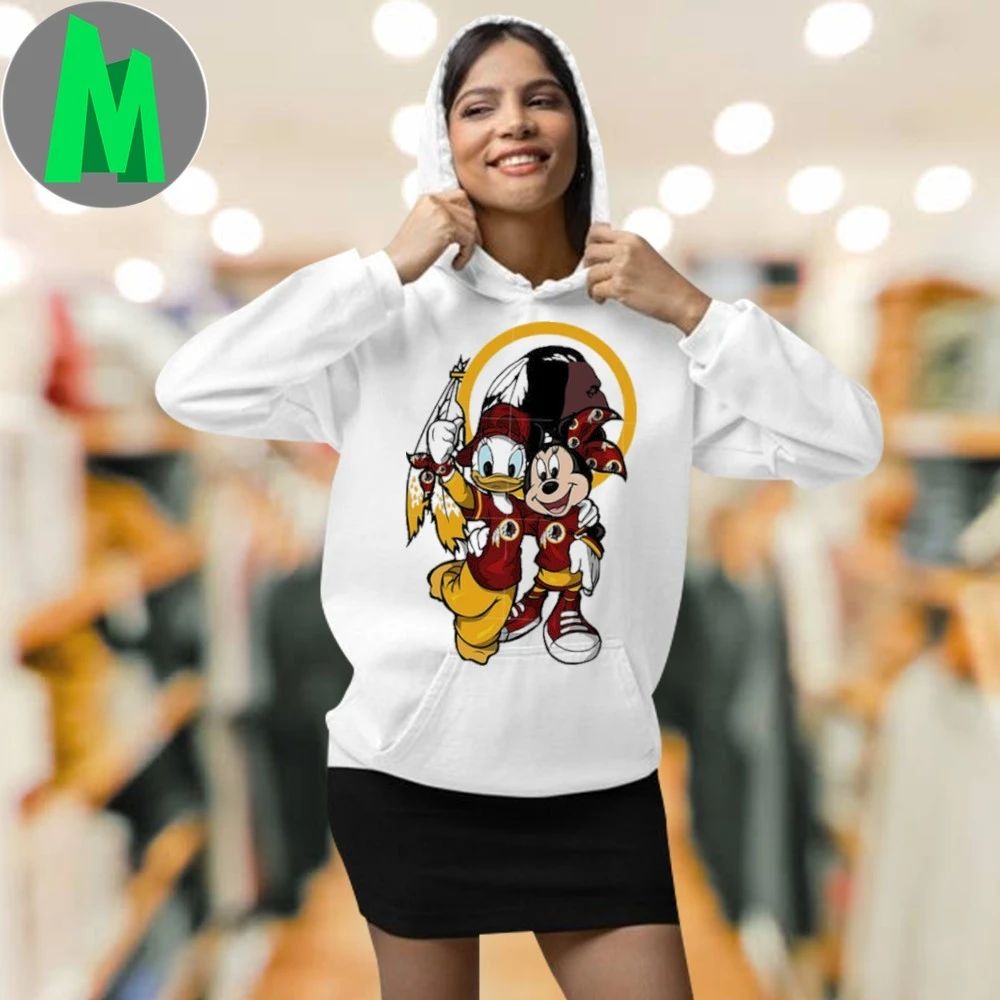 Daisy Minnie Washington Commanders Logo 2025 Shirt Unisex