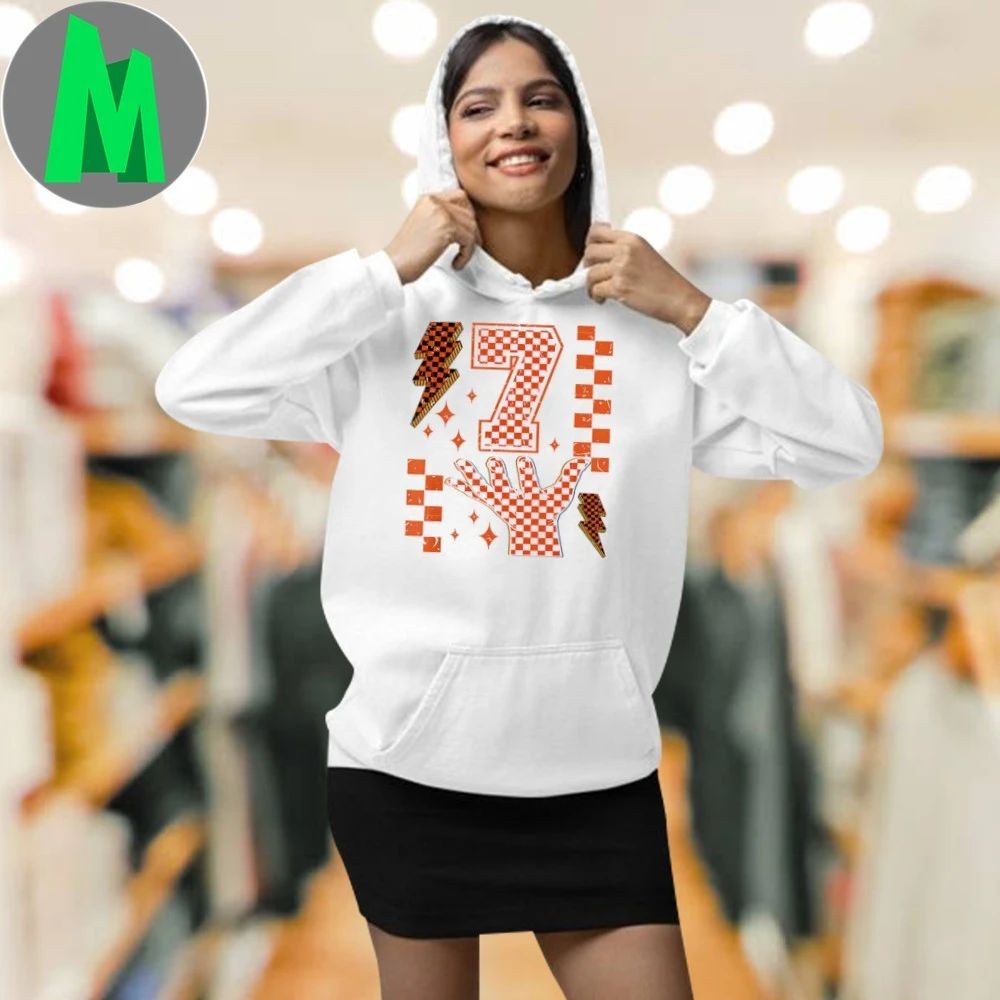 Number 7 Matching 67 Meme Checkered Halloween Shirt Unisex