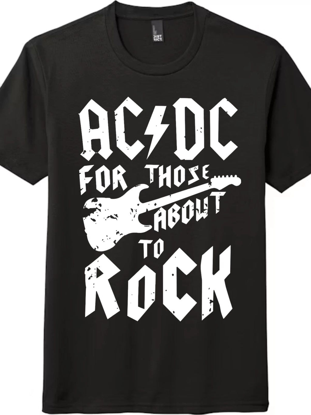 Vintage Rock Graphic Tee | AC/DC Inspired Unisex Casual Shirt Unisex