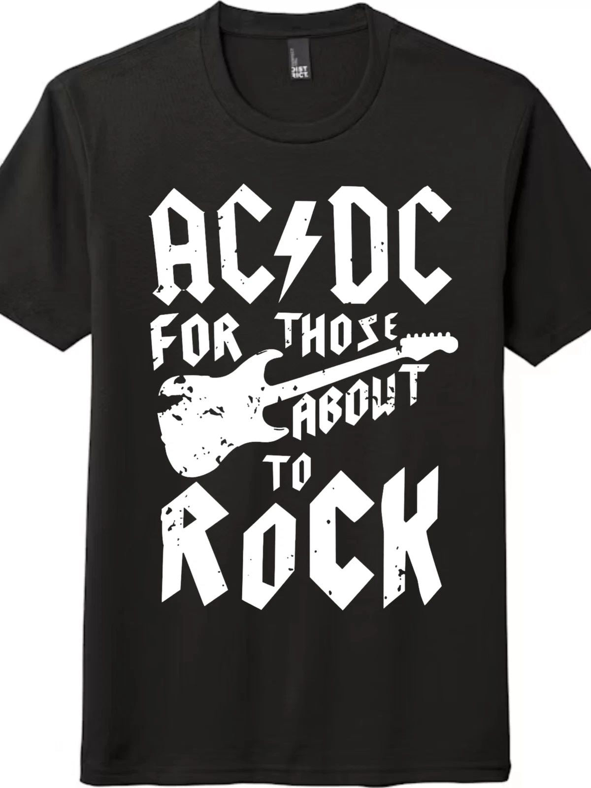 Vintage Rock Graphic Tee | AC/DC Inspired Unisex Casual Shirt Unisex