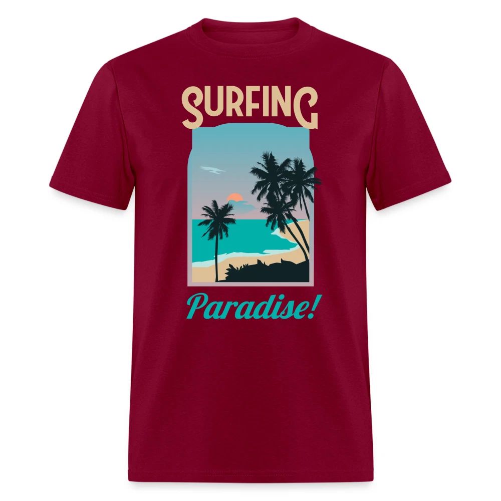 Surfing Paradise shirt Sunset Ocean Beach Surfing is life Size S-6XL Unisex