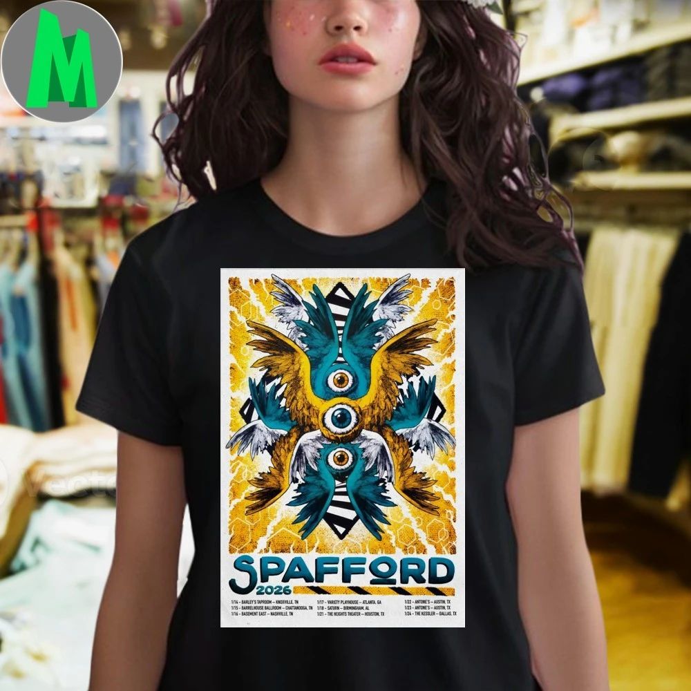 Spafford Winter Tour Jan 2026 Poster Unisex