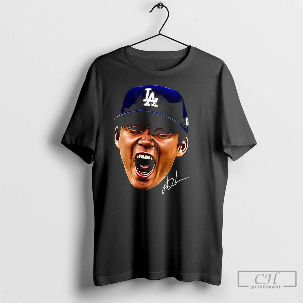 Classic Yoshinobu Yamamoto World Series Champions 2025 Big Head Signature Unisex