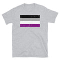 LGBTQ Gay Pride Distressed Asexual Flag Asexuality Short-Sleeve Unisex Unisex