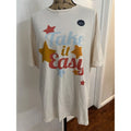 shore t shirt Organic Cotton Take It Easy Fits Xl Vacation Travel Unisex