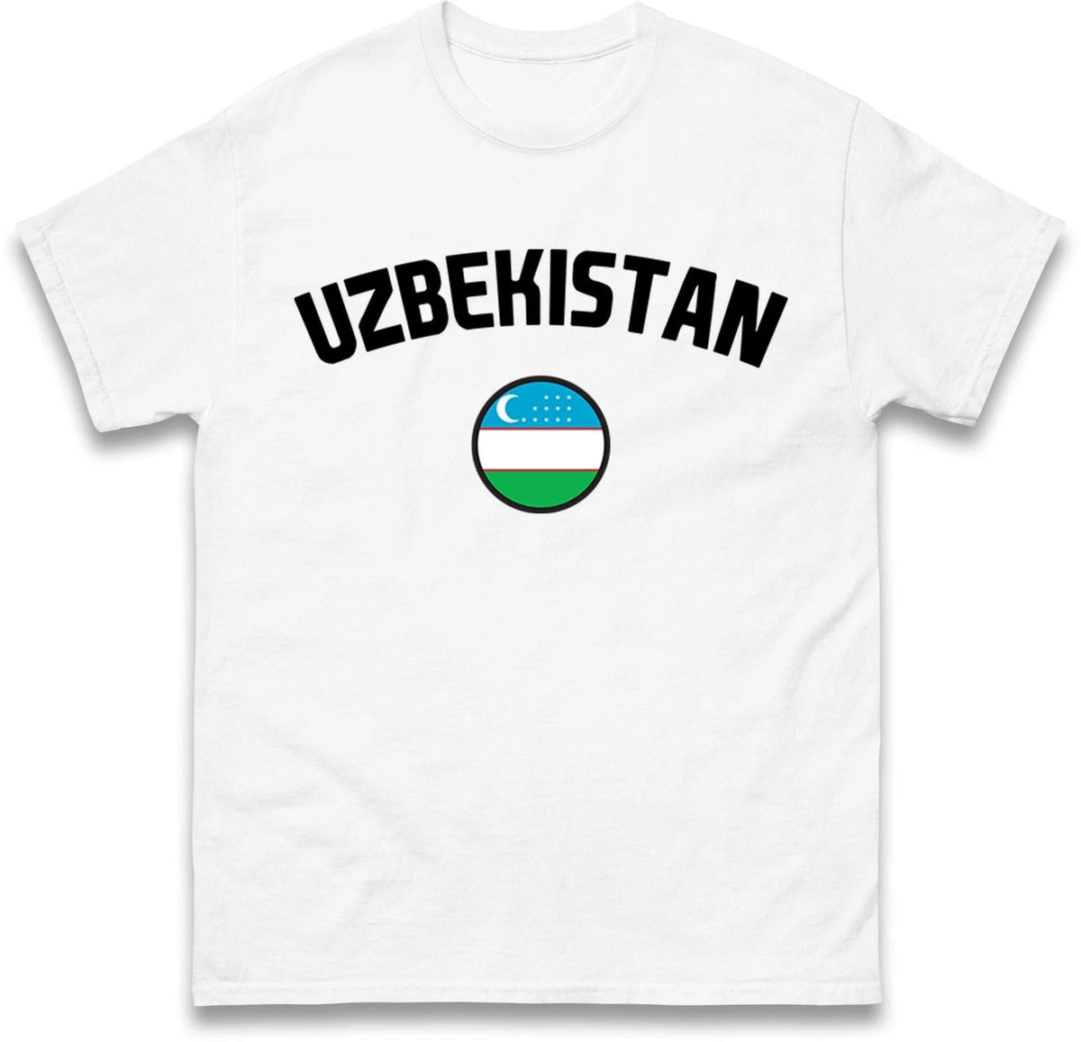 Uzbekistan football T Shirt,Personalised football Tee,Custom Name and Number Top Unisex