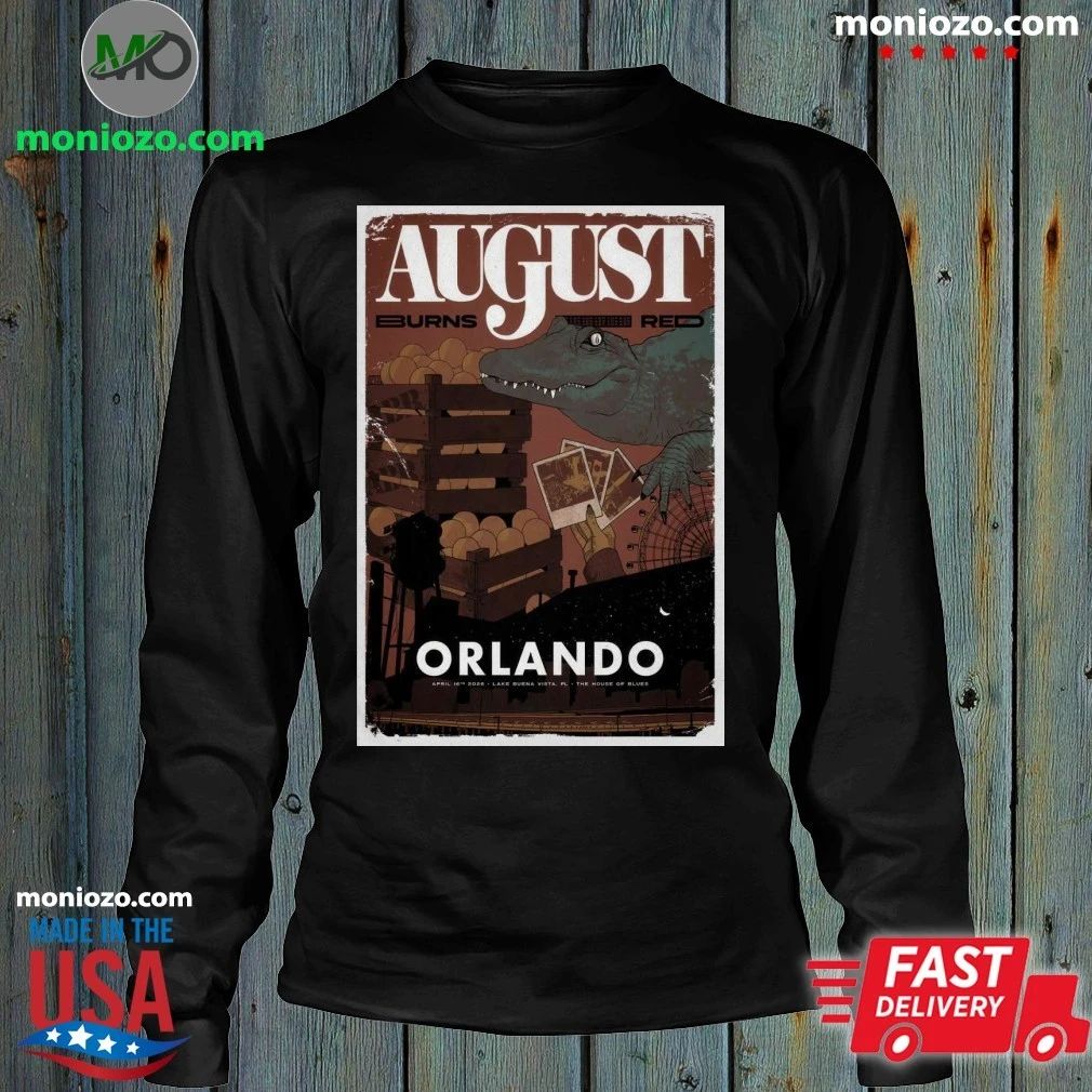 August Burns Red House of Blues Orlando, FL 4.16.2026 Poster Shirt Unisex