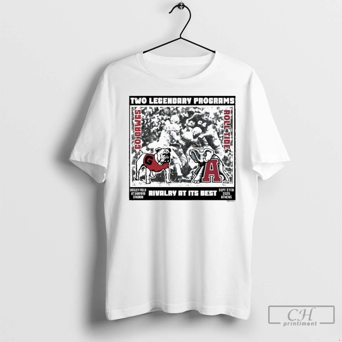 Premium University Of Georgia Football Vs Alabama Gameday Rivalry At Its Best Unisex