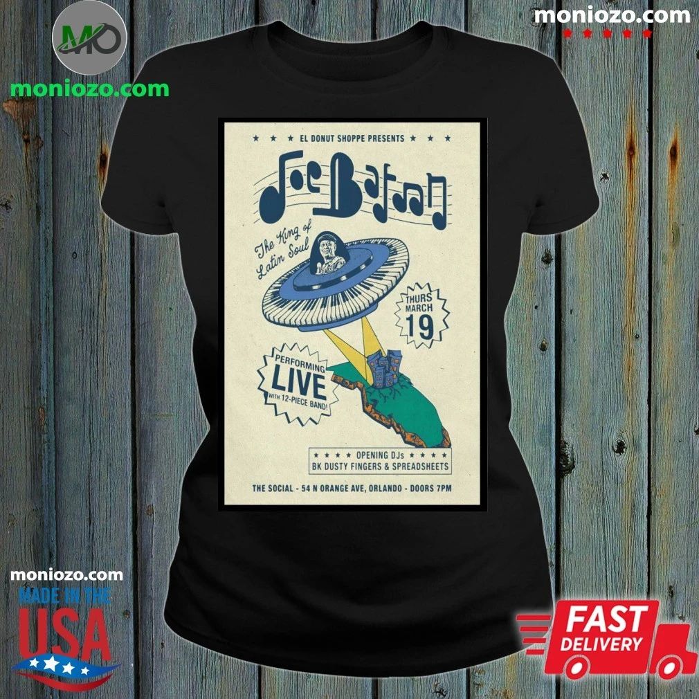 Joe Bataan Orlando FL On March 19 2026 Tour Poster Shirt Unisex