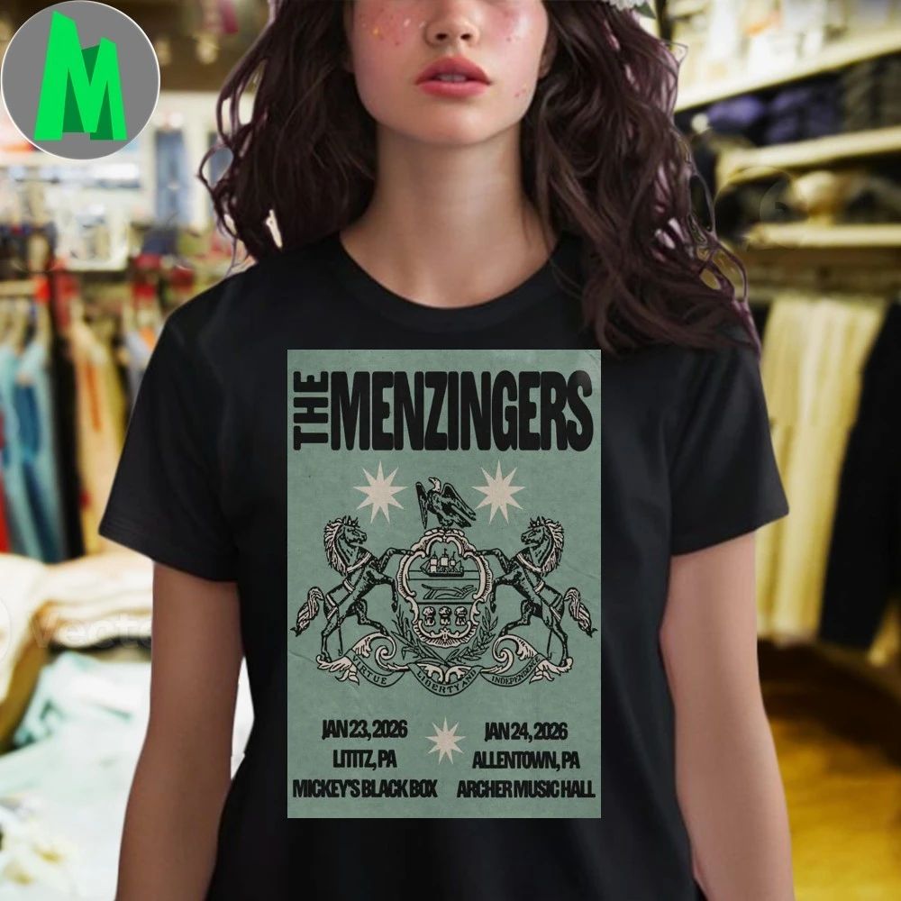 Original The Menzingers Allentown Pa Jan 24 2026 Poster Shirt Unisex