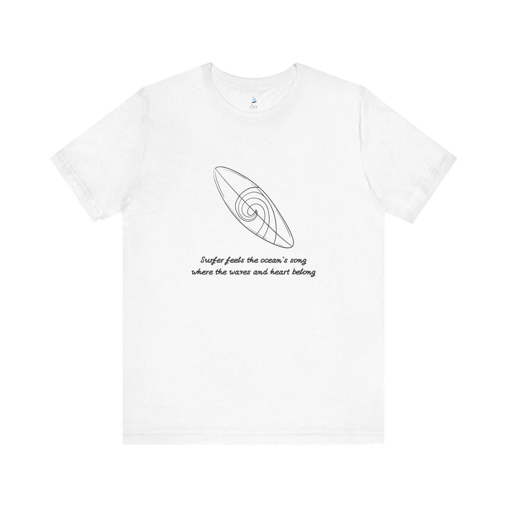 Surfer Unisex Jersey Short Sleeve Tee, Beach Ocean Waves Graphic, Gift Unisex