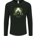 Meditating Monkey Spiritual Yoga Mens Long Sleeve Unisex