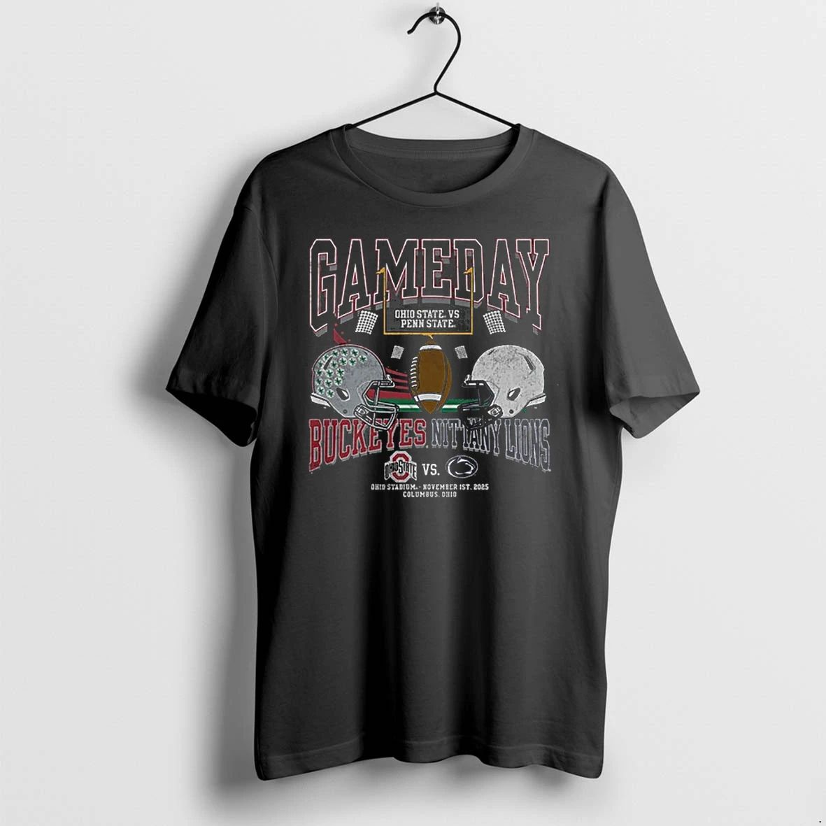 Ohio State Vs Penn State 2025 Gameday Football Matchup Tshirts Sweater Unisex